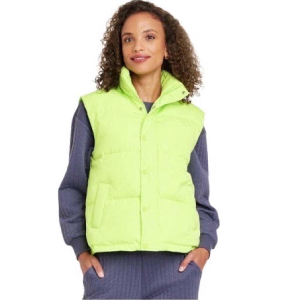 A New Day Women’s Puffer Vest Sleevless Jacket - Size S